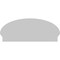 Ekena Millwork Elliptical Sunburst Architectural Grade PVC Combination Pediment, 40"W x 16-7/8"H x 2-3/4"P PEDPC040X170ELL01 - alternate 3